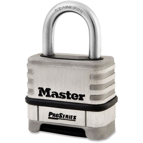 Padlock, Combination, Stainless Steel