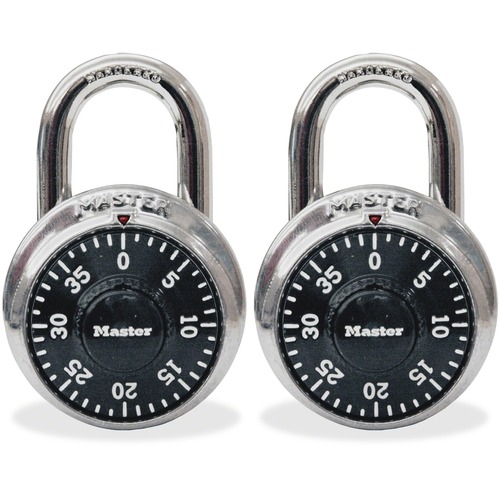 Padlock, Combo, Back Dial 2/PK