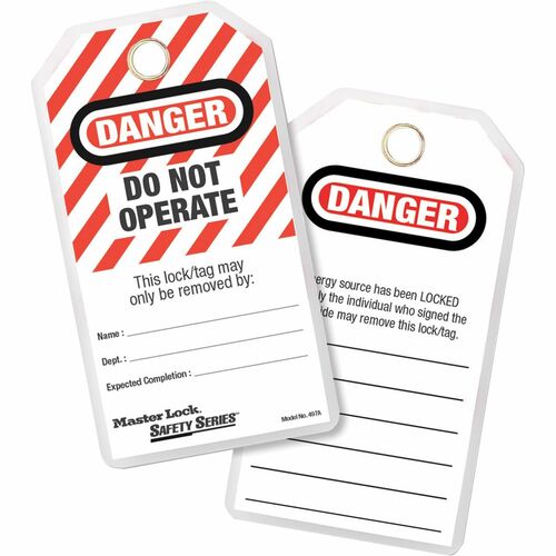 Tags, Lockout, Heavy-Duty 12/PK