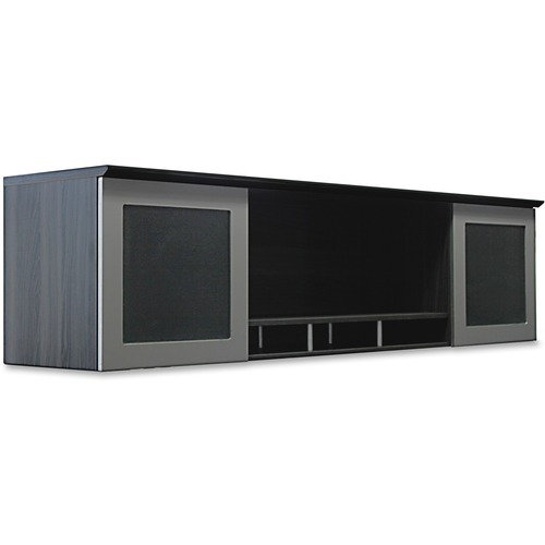 Hutch, 15" x 72" x 18-1/4", Gray Steel