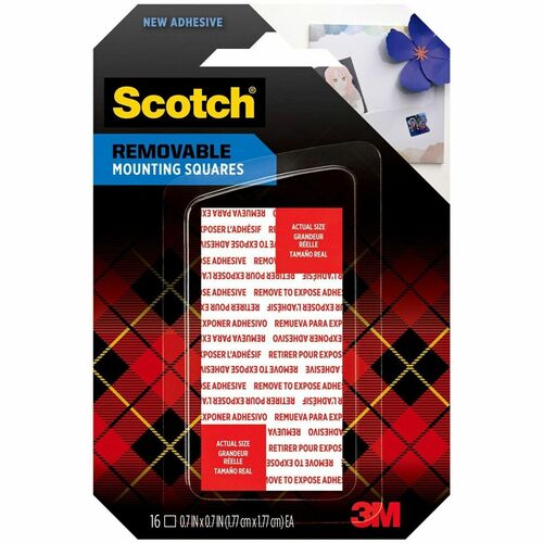 Removable Mounting Squares 16/PK