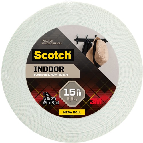 Tape, Foam, Roll, 0.75" x 38 Yd