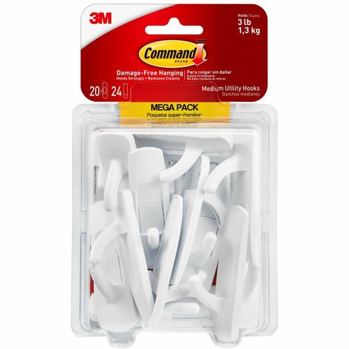 Hooks, Command, Megapack, Medium 20/PK