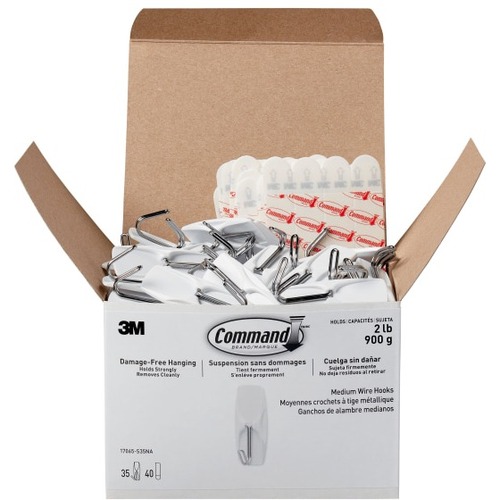 Hook, Med, Wire 35/PK