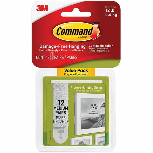 Mounting Strip Value Pack Up To 12 Lbs 12/PK