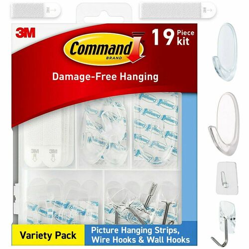 Hook, Adhesive, Assorted
