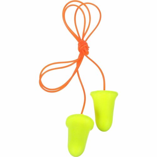 Earplugs, Corded, Soft, Yellow 200/BX