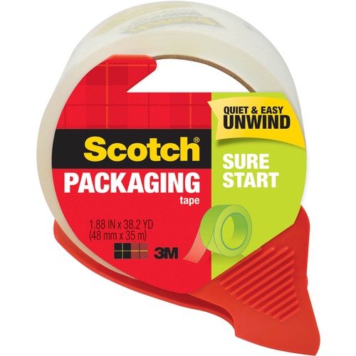 Tape, Packaging, With Dispenser, 38.2 Yard