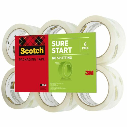 Tape, Pkg, Sure Start, Clear 6/PK