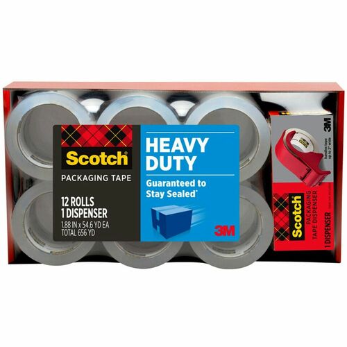 Tape, Packaging, With Dispenser 12/PK