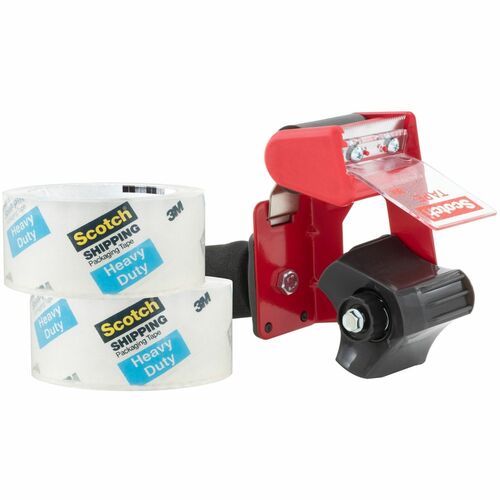 Dispenser, Tape, Package, Heavy Duty, With 2 Roll 2/PK