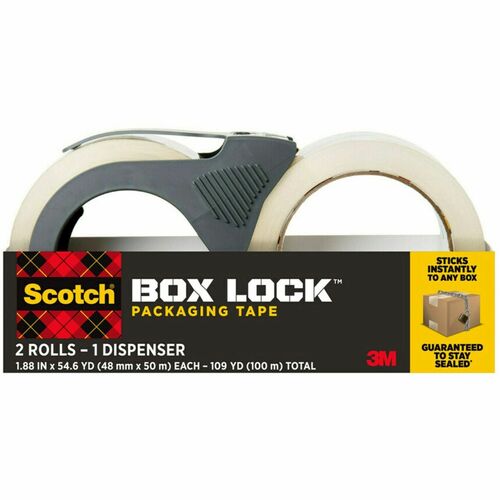 Tape, Lock Box, With Dispenser 2/PK