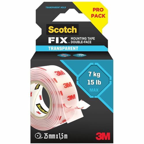 Tape, Mounting, 15 Lbs, Cr