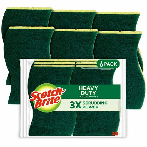Sponge, Heavy Duty 6/PK