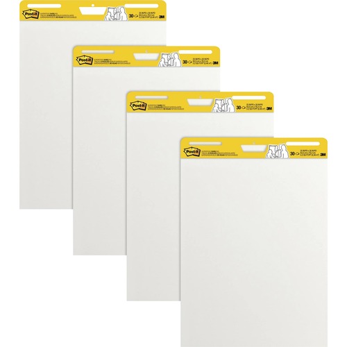 Pad, Easel, Plain, White 4/CT