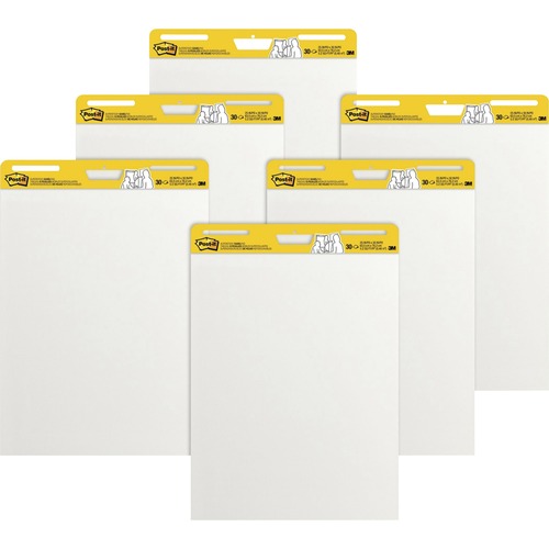 Pad, Easel, Plain, White 6/CT