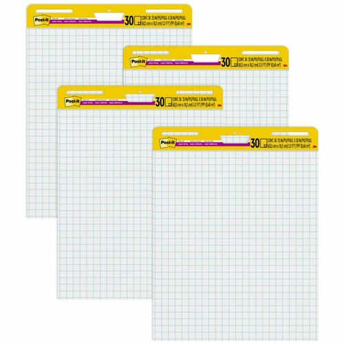 Pad, Easel, Grid, White 4/CT