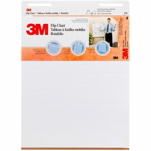Pad, Flipchart, Bleed Resistant 2/CT