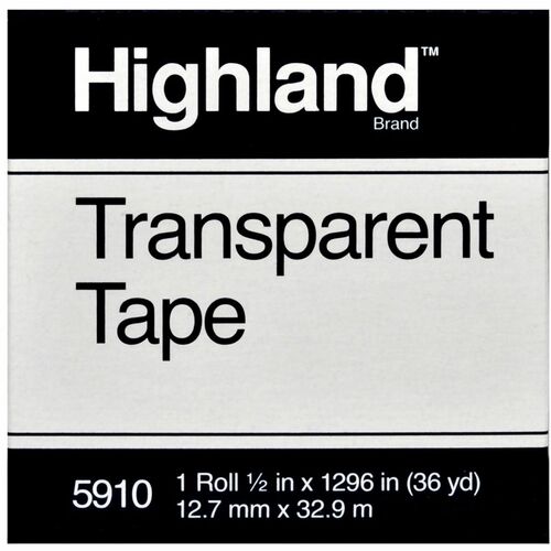 Tape, Econ, 0.5 X 1296, Transparent