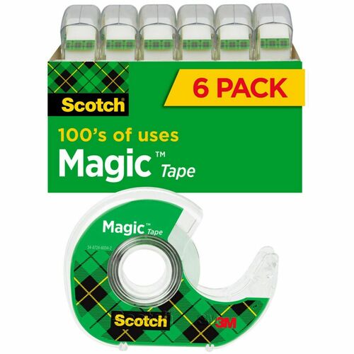 Tape, Dispenser, 3/4 x 650" 6/PK