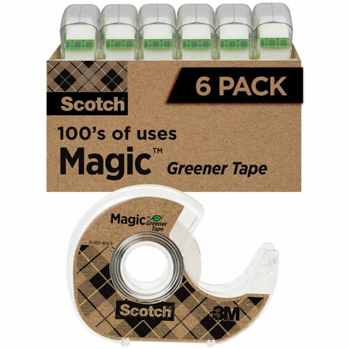 Tape, Dispenser, Eco, 3/4 x 600 6/PK