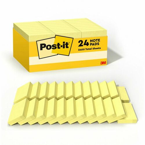 Notes, Post-It, 1.5x2, Ca 24/PK