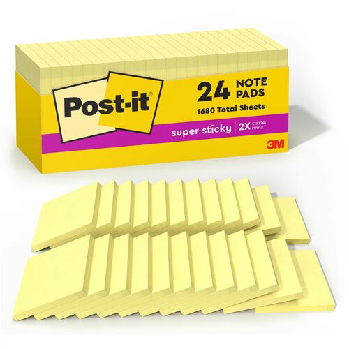 Notes, Post-It, 3x3, CA 24/PK