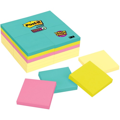 Pads, SS, Notes, 3x3, Mia, Can 24/PK