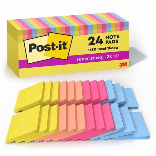 Notes, Ss Sum Joy, 3x3, 24 Pad 24/PK