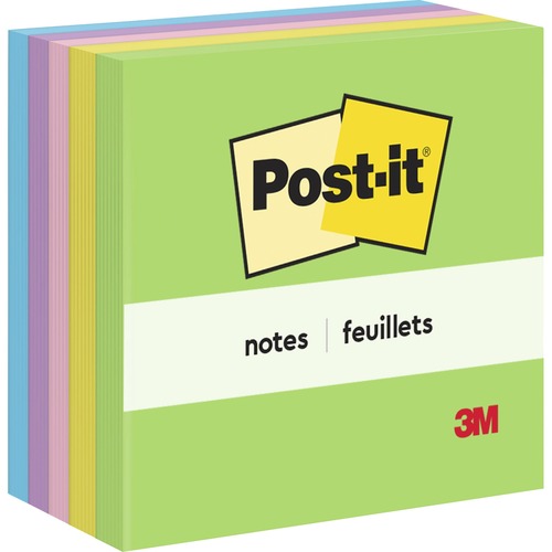 Notes, Post-It, 3x3, Ast 5/PK