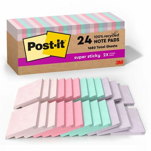 Supersticky, Recycled, 3x3 24/PK
