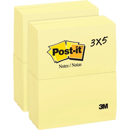 Note, Post-It, 3x5, CA, 12/PK 2/BD