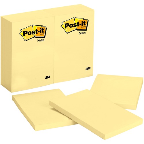 Note, Post-It, 4x6, California, 12/PK 2/BD