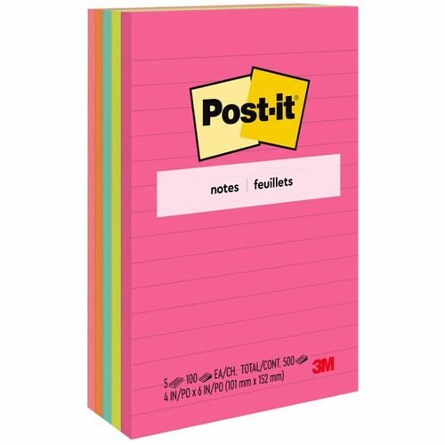 Note, Lined, Capetown, 4X6 5/PK