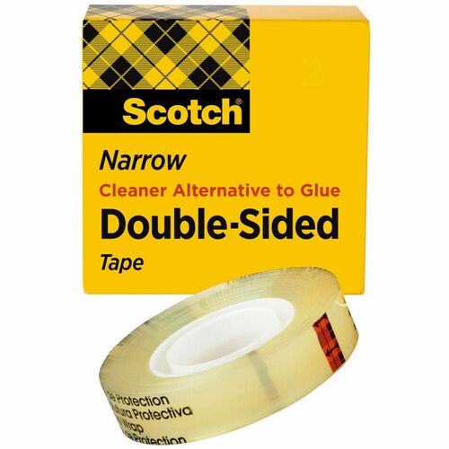 Tape, Double Coat, 3" Core, 0.5" Wide