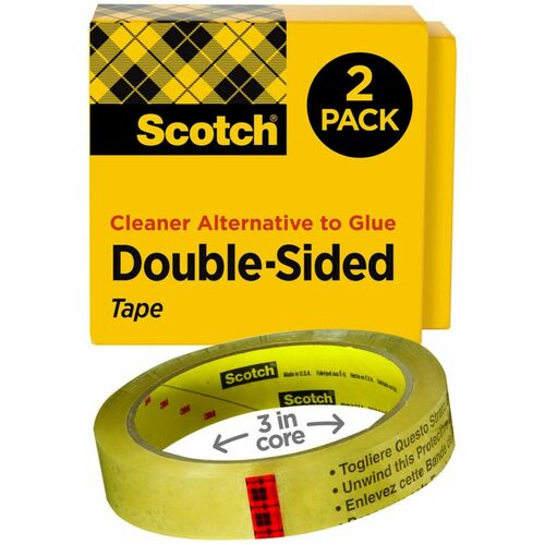 Tape, Double-Sided, 3/4 X 1296 2/PK