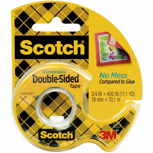 Tape, Roll, Double Sided, 3/4x400