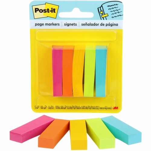 Flags, Pgmrk, 1/2", Neon 500/PK