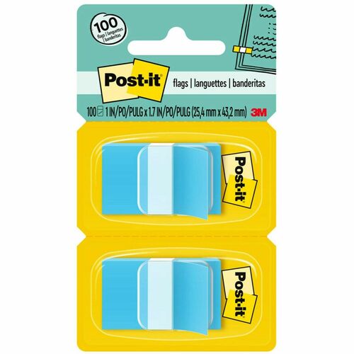Flags, Post-It, 1", Be 100/PK