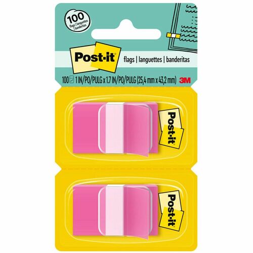 Flags, Post-It, 1", 100 Count, Bpk 100/PK