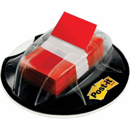 Flags, With Dispenser, 1", Red 200/PK