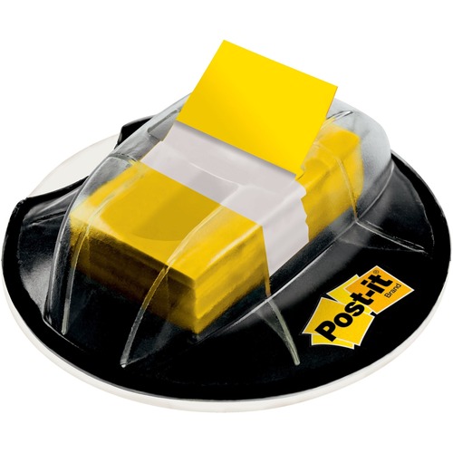 Flags, With Dispenser, 1", Yellow 200/PK