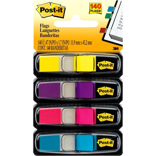 Flags, 1/2", Brights 140/PK