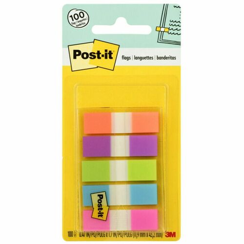 Flags, 1/2", Brights 100/PK