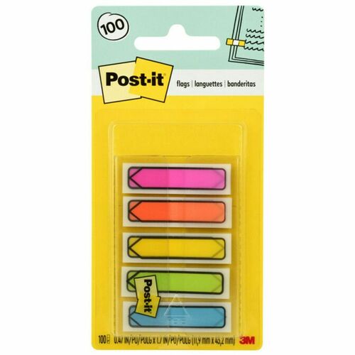 Flags, Arrow, 1/2", Brite 100/PK