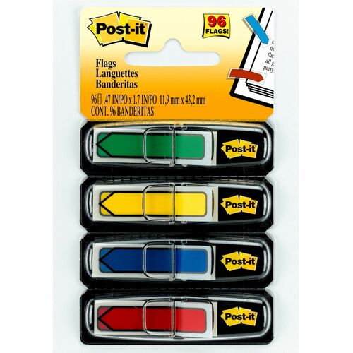 Flags, Arrow, 1/2", Standard 96/PK