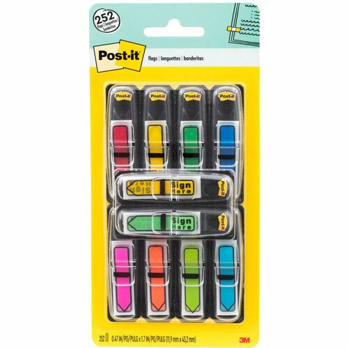 Flags, ValuPak, Arrow/Snaphook, 1/2" 252/PK