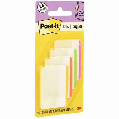 Tab, File, Post-It, 2" Bright 24/PK
