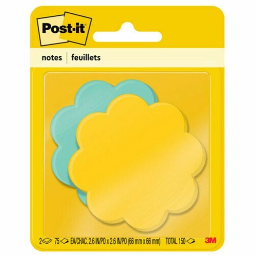 Pads, Post-It, 3x3, Daisy 2/PK
