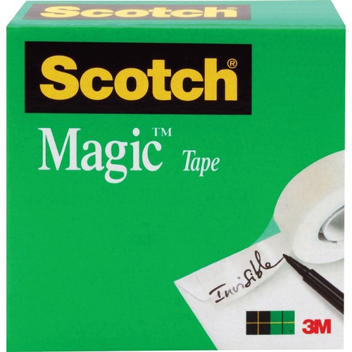 Magic Tape, 3" Core, 1" x 2592", Transparent 12/PK